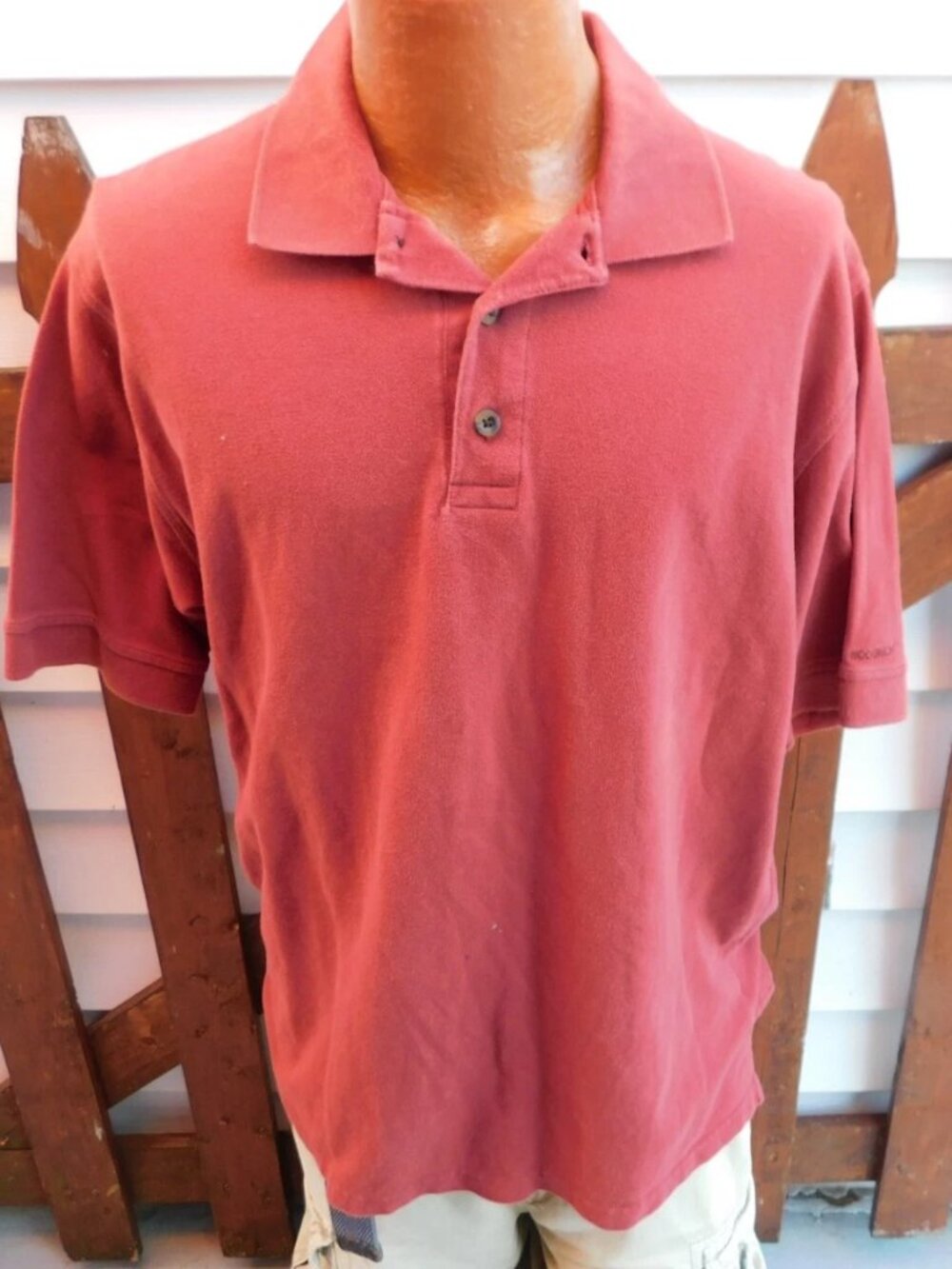 WOOLRICH MENS Polo Golf Shirt Size Large